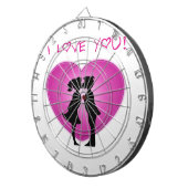 Ich Liebe Sie Dartscheibe (Vorderseite rechts)