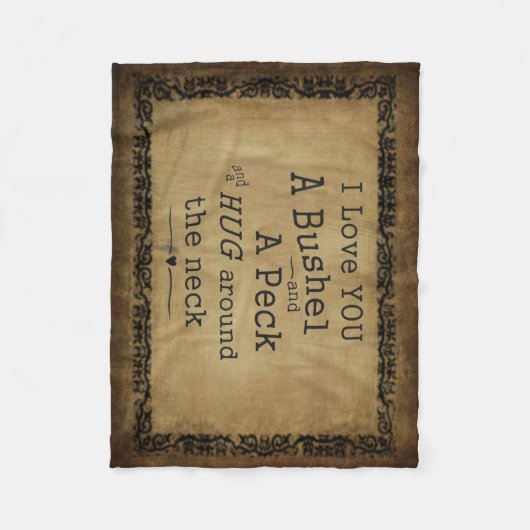 "Ich Liebe Sie Decke einer des Scheffels und eines (Vorderseite)