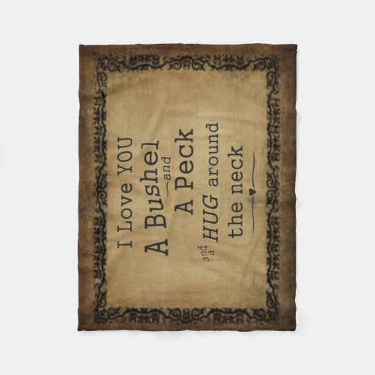 "Ich Liebe Sie Decke einer des Scheffels und eines (Vorderseite)