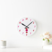 Ich Liebe Sie die Acrylmauer Runde Wanduhr (Zuhause)