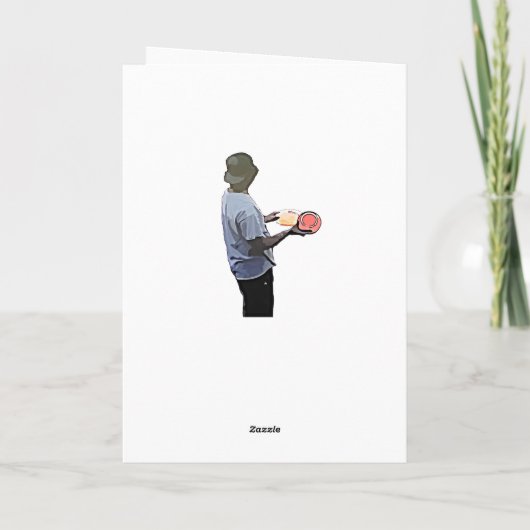 Ich Liebe Sie die Karte für einen FestplattenGolfe (Rückseite)