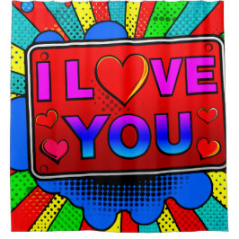 Ich Liebe Sie Duschvorhang