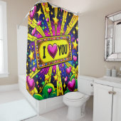 Ich Liebe Sie Duschvorhang (Beispiel)
