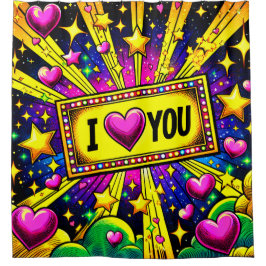 Ich Liebe Sie Duschvorhang