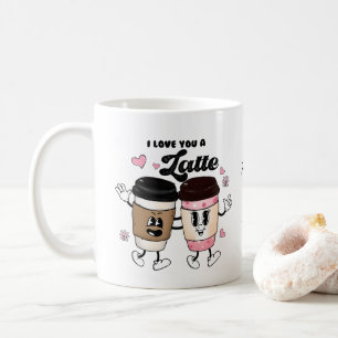 Ich Liebe Sie ein Latte Funny Romantic Valentine G Kaffeetasse