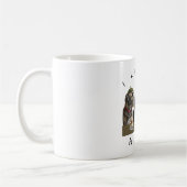 Ich Liebe Sie ein Latte Irish Wolfhound Kaffeetasse (Links)