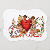 Ich Liebe Sie einladen Einladung (Vorne/Hinten)