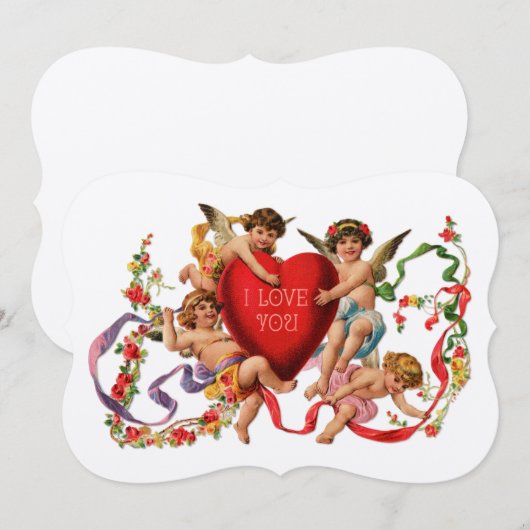 Ich Liebe Sie einladen Einladung (Vorne/Hinten)