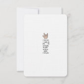 Ich Liebe Sie ..ernsthaft .. Karte (Vorderseite)