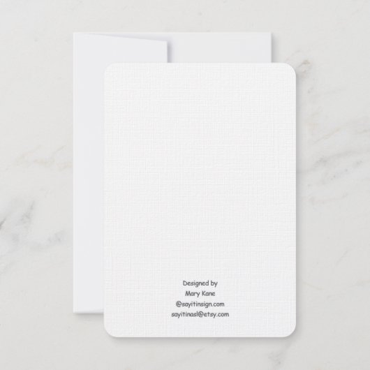 Ich Liebe Sie ..ernsthaft .. Karte (Rückseite)