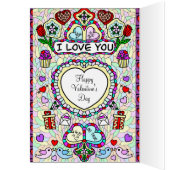Ich Liebe Sie | Erwachsenenfärbung | Valentinstag (Innen (Links))