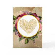 Ich Liebe Sie Extravagant Golden Verziert Heart Va