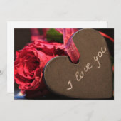 Ich Liebe Sie Feiertagskarte (Vorne/Hinten)