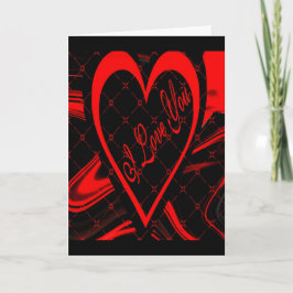 Ich Liebe Sie Feiertagskarte