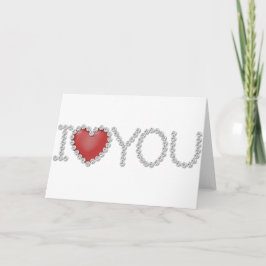 Ich Liebe Sie Feiertagskarte