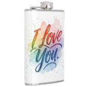 Ich Liebe Sie Flachmann (Rechts)