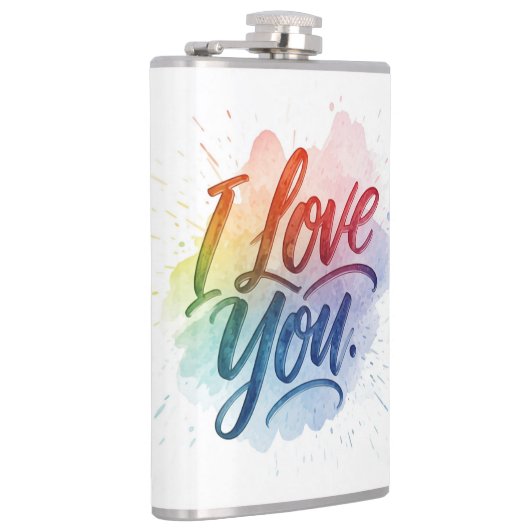 Ich Liebe Sie Flachmann (Rechts)