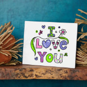 Ich Liebe Sie Fotoplatte (Seite)