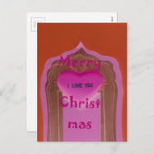 Ich Liebe Sie froh Weihnachten Herz (Vorne/Hinten)