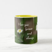 "Ich Liebe Sie für immer" GÄNSEBLÜMCHEN Tasse (Mittel)