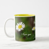 "Ich Liebe Sie für immer" GÄNSEBLÜMCHEN Tasse (Links)