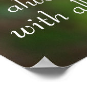 Ich Liebe Sie für immer Poster (Ecke)