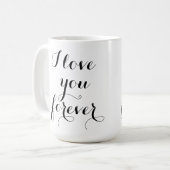 Ich Liebe Sie für immer Tasse (Vorderseite Links)