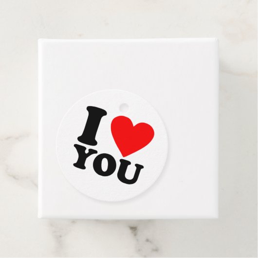Ich Liebe Sie Geschenkanhänger (Beispiel)