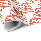 Ich Liebe Sie Geschenkpapier (Rolleneckpunkt)