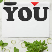 Ich Liebe Sie Geschirrtuch (Gefaltet)