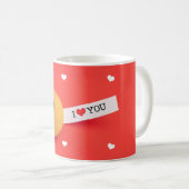 Ich Liebe Sie Glückskeks Kaffeetasse (VorderseiteRechts)