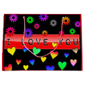 Ich Liebe Sie Große Geschenktüte (Vorderseite)