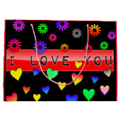 Ich Liebe Sie Große Geschenktüte (Rückseite)