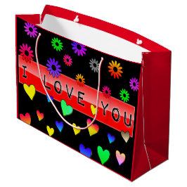 Ich Liebe Sie Große Geschenktüte
