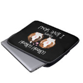 Ich Liebe Sie Guinea Pig Cavy Roddent Laptopschutzhülle (Vorne Knopf)