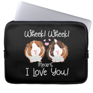 Ich Liebe Sie Guinea Pig Cavy Roddent Laptopschutzhülle