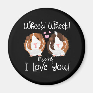 Ich Liebe Sie Guinea Pig Cavy Roddent Magnet