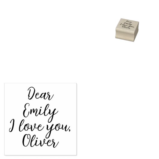 Ich Liebe Sie Gummistempel (Stempel)