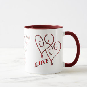 Ich Liebe, Sie haben die Red Hearts Coffee Tasse m