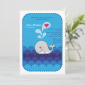 Ich Liebe, Sie haben gesagt, der Wal Einladung (Stehend Vorderseite)