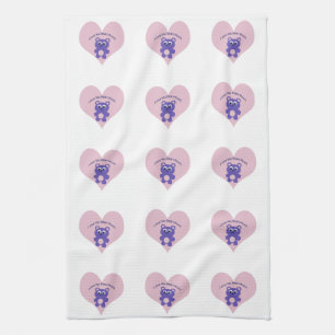 Ich Liebe, Sie haben viel Lila Bären. Handtuch