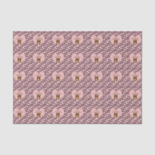 Ich Liebe, Sie haben viel rosa Herzen. Seidenpapier