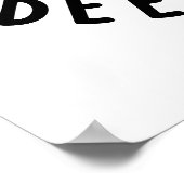 Ich Liebe, Sie haben viel Spaß beim Trinken. Poster (Ecke)