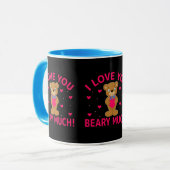 Ich Liebe, Sie haben viel Teddybär. Tasse (Vorderseite Links)