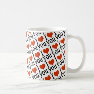 Ich Liebe Sie - Herz Kaffeetasse