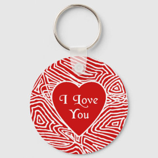 Ich Liebe Sie Herz Keychain Schlüsselanhänger