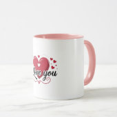 Ich Liebe Sie Herzenslust Tasse (VorderseiteRechts)
