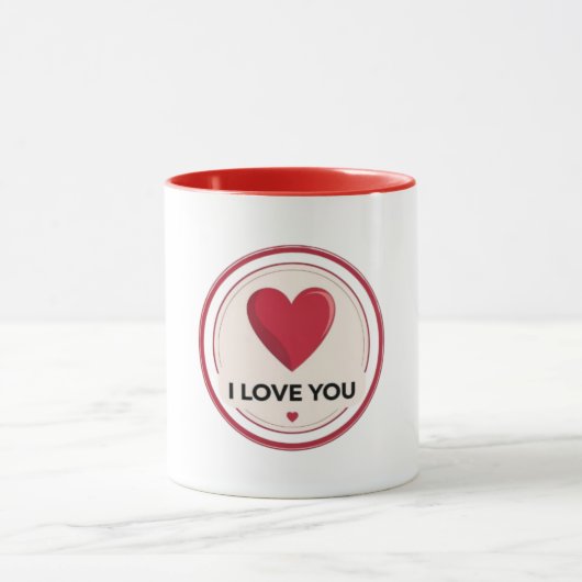 Ich Liebe Sie Herzenslust Tasse (Zentrum)