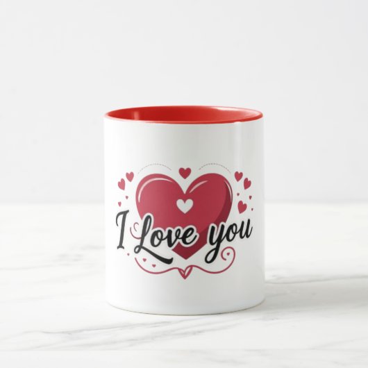 Ich Liebe Sie Herzenslust Tasse (Zentrum)