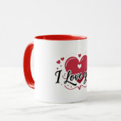 Ich Liebe Sie Herzenslust Tasse (Vorderseite Links)
